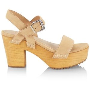 Schutz - Gayleh Suede Platform Sandals - Brand New in Box